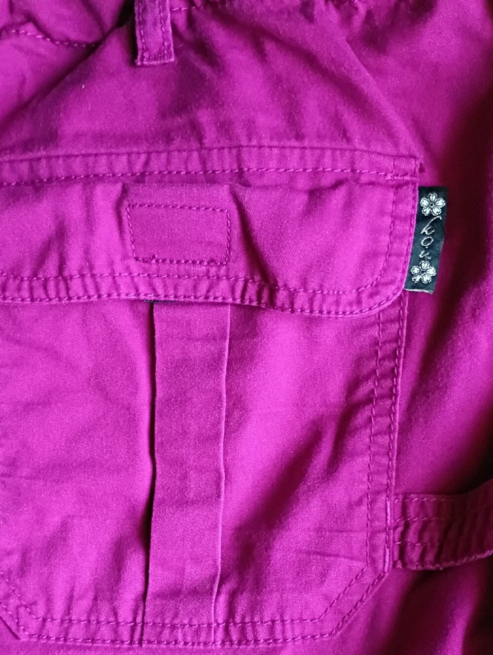 koi Women's Boot Cut Scrub Pants in Fuchsia Purple Nice Work Nurse CNA Comfort - Picture 8 of 12